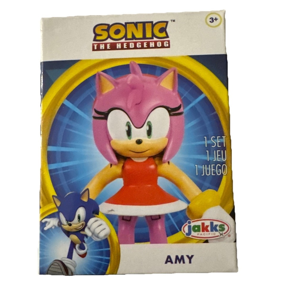 Jakks Pacific Sonic the Hedgehog Modern Amy Figure 2.5" Action Figure New